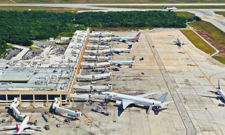 Obras en el Aeropuerto de Cancún